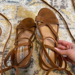 Steve Madden lace up sandals